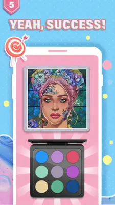 Eyeshadow Mix Colors Mixer android App screenshot 3