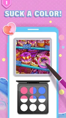 Eyeshadow Mix Colors Mixer android App screenshot 7